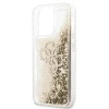Чохол Guess 4G Big Liquid Glitter для iPhone 13 Pro Max Gold (GUHCP13XLG4GGO)