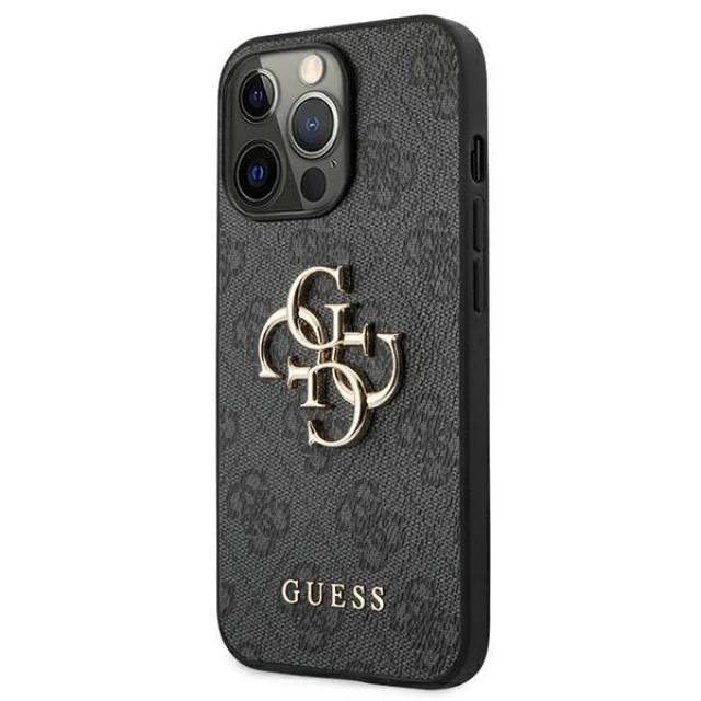Чехол Guess 4G Big Metal Logo для iPhone 13 Pro Grey (GUHCP13L4GMGGR)