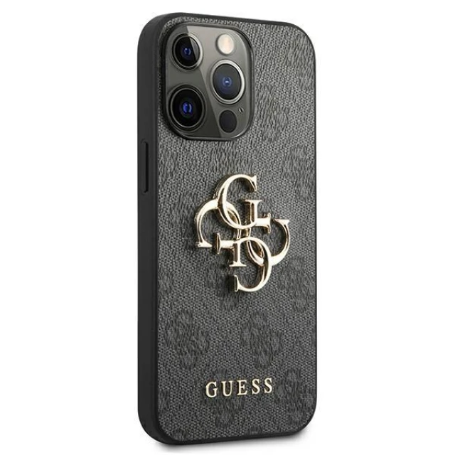 Чехол Guess 4G Big Metal Logo для iPhone 13 Pro Grey (GUHCP13L4GMGGR)