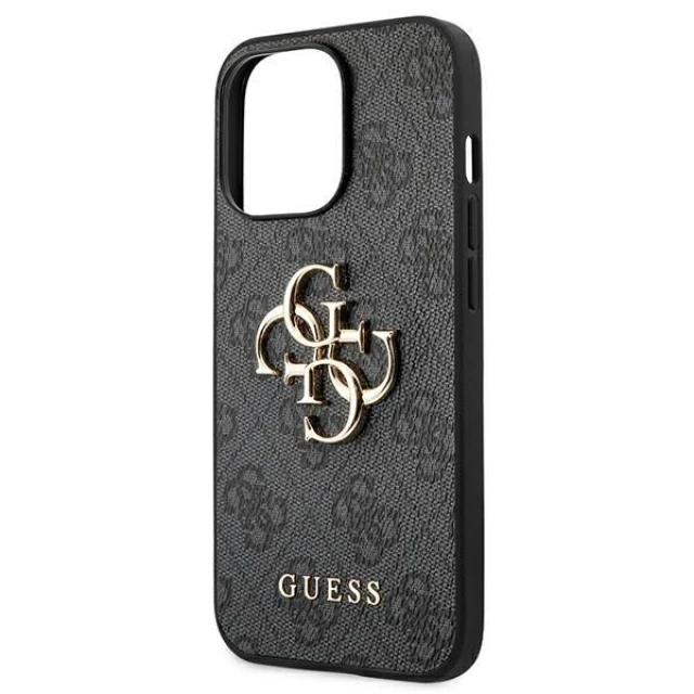 Чехол Guess 4G Big Metal Logo для iPhone 13 Pro Grey (GUHCP13L4GMGGR)