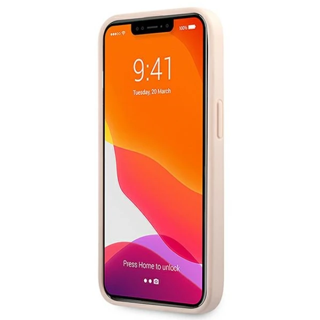 Чохол Guess 4G Big Metal Logo для iPhone 13 Pro Pink (GUHCP13L4GMGPI)