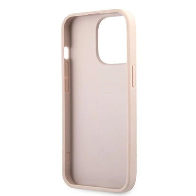 Чохол Guess 4G Big Metal Logo для iPhone 13 Pro Pink (GUHCP13L4GMGPI)
