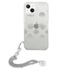 Чохол Guess Peony Chain Collection для iPhone 13 mini Silver (GUHCP13SKSPESI)