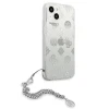 Чохол Guess Peony Chain Collection для iPhone 13 mini Silver (GUHCP13SKSPESI)