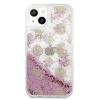 Чехол Guess Peony Liquid Glitter для iPhone 13 mini Pink (GUHCP13SLGPEPI)