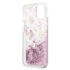Чехол Guess Peony Liquid Glitter для iPhone 13 mini Pink (GUHCP13SLGPEPI)