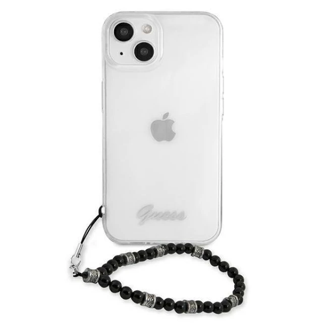 Чохол Guess Black Pearl для iPhone 13 mini Transparent (GUHCP13SKPSBK)