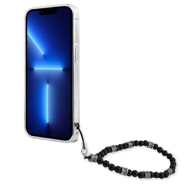 Чохол Guess Black Pearl для iPhone 13 Pro Max Transparent (GUHCP13XKPSBK)