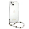 Чохол Guess White Pearl для iPhone 13 Transparent (GUHCP13MKPSWH)