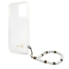 Чохол Guess White Pearl для iPhone 13 Pro Transparent (GUHCP13LKPSWH)