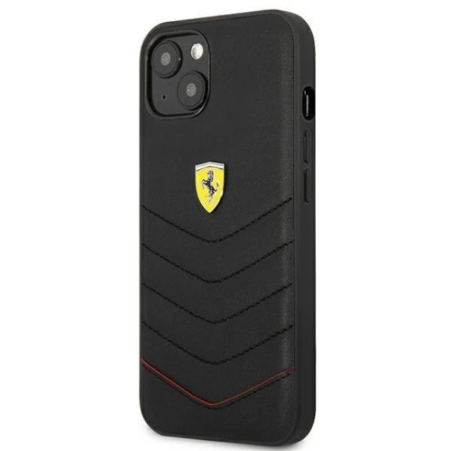 Чохол Ferrari для iPhone 13 mini Off Track Quilted Black (FEHCP13SRQUK)