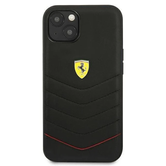 Чохол Ferrari для iPhone 13 mini Off Track Quilted Black (FEHCP13SRQUK)
