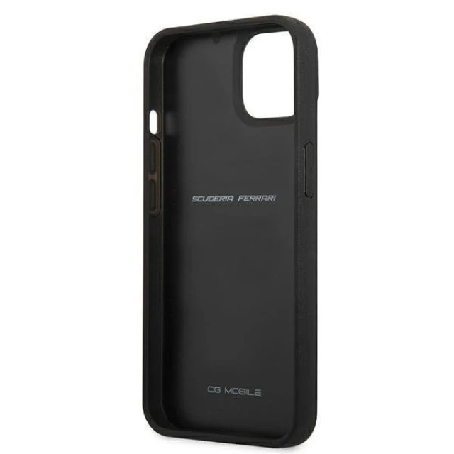 Чехол Ferrari для iPhone 13 mini On Track Real Carbon Black (FEHCP13SFCABK)
