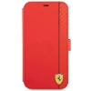 Чохол-книжка Ferrari для iPhone 13 mini On Track Carbon Stripe Red (FESAXFLBKP13SRE)