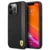 Чохол Ferrari для iPhone 13 | 13 Pro On Track Carbon Stripe Black (FESAXHCP13LBK)