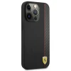 Чохол Ferrari для iPhone 13 | 13 Pro On Track Carbon Stripe Black (FESAXHCP13LBK)