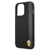 Чохол Ferrari для iPhone 13 | 13 Pro On Track Carbon Stripe Black (FESAXHCP13LBK)
