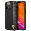 Чохол Ferrari для iPhone 13 Pro Max On Track Carbon Stripe Black (FESAXHCP13XBK)