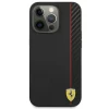 Чохол Ferrari для iPhone 13 Pro Max On Track Carbon Stripe Black (FESAXHCP13XBK)
