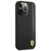 Чохол Ferrari для iPhone 13 Pro Max On Track Carbon Stripe Black (FESAXHCP13XBK)