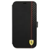Чохол-книжка Ferrari для iPhone 13 mini On Track Carbon Stripe Black (FESAXFLBKP13SBK)