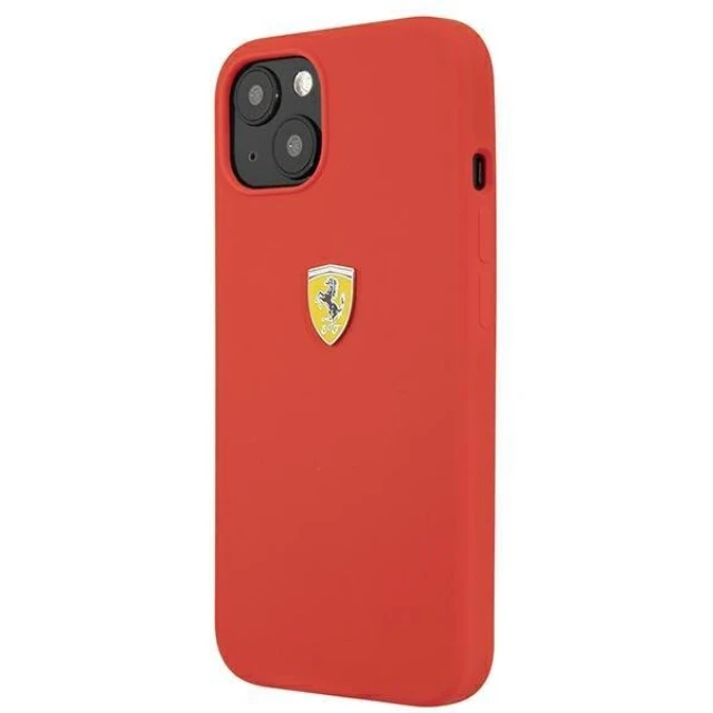 Чохол Ferrari для iPhone 13 mini Silicone Red (FESSIHCP13SRE)