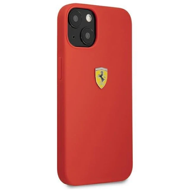 Чохол Ferrari для iPhone 13 mini Silicone Red (FESSIHCP13SRE)