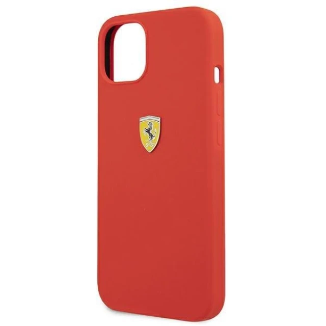 Чохол Ferrari для iPhone 13 mini Silicone Red (FESSIHCP13SRE)
