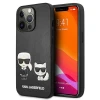 Чохол Karl Lagerfeld Ikonik Karl & Choupette для iPhone 13 | 13 Pro Black (KLHCP13LPCUSKCBK)