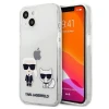 Чохол Karl Lagerfeld Karl and Choupette для iPhone 13 mini Transparent (KLHCP13SCKTR)