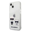 Чохол Karl Lagerfeld Karl and Choupette для iPhone 13 mini Transparent (KLHCP13SCKTR)