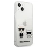 Чохол Karl Lagerfeld Karl and Choupette для iPhone 13 mini Transparent (KLHCP13SCKTR)