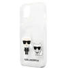 Чохол Karl Lagerfeld Karl and Choupette для iPhone 13 mini Transparent (KLHCP13SCKTR)