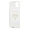 Чохол Karl Lagerfeld Glitter Karl's Head для iPhone 13 mini Silver (KLHCP13SKHTUGLS)