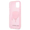 Чохол Karl Lagerfeld Glitter Karl's Head для iPhone 13 mini Pink (KLHCP13SKHTUGLP)