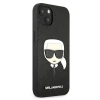 Чохол Karl Lagerfeld Saffiano Iconic Karl's Head для iPhone 13 mini Black (KLHCP13SSAKHBK)