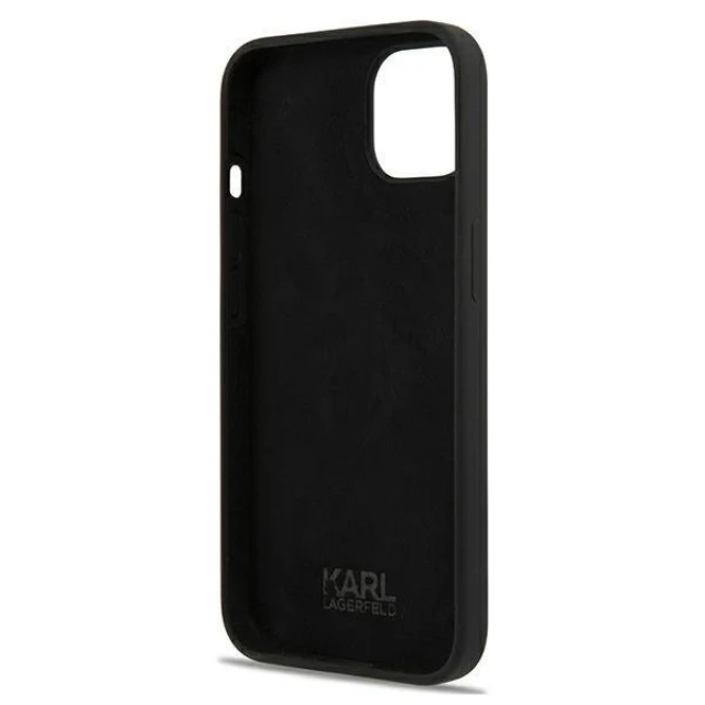 Чохол Karl Lagerfeld Karl's Head для iPhone 13 mini Black (KLHCP13SSLKHBK)