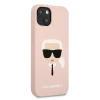 Чохол Karl Lagerfeld Silicone Karl`s Head для iPhone 13 Light Pink (KLHCP13MSLKHLP)