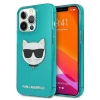 Чохол Karl Lagerfeld Glitter Choupette Fluo для iPhone 13 Pro Blue (KLHCP13LCHTRB)
