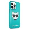 Чохол Karl Lagerfeld Glitter Choupette Fluo для iPhone 13 Pro Blue (KLHCP13LCHTRB)