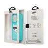 Чохол Karl Lagerfeld Glitter Choupette Fluo для iPhone 13 Pro Blue (KLHCP13LCHTRB)