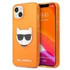 Чохол Karl Lagerfeld Glitter Choupette Fluo для iPhone 13 Orange (KLHCP13MCHTRO)