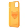 Чохол Karl Lagerfeld Glitter Choupette Fluo для iPhone 13 Orange (KLHCP13MCHTRO)