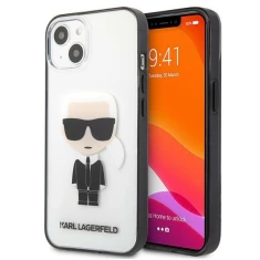 Чохол Karl Lagerfeld Iconic Karl для iPhone 13 mini Transparent (KLHCP13SHIKCK)