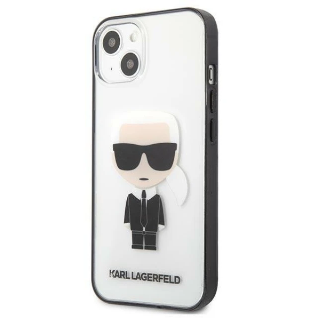 Чохол Karl Lagerfeld Iconic Karl для iPhone 13 mini Transparent (KLHCP13SHIKCK)