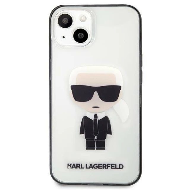Чохол Karl Lagerfeld Iconic Karl для iPhone 13 mini Transparent (KLHCP13SHIKCK)