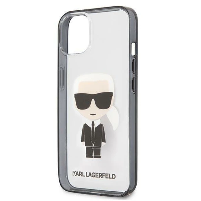 Чохол Karl Lagerfeld Iconic Karl для iPhone 13 mini Transparent (KLHCP13SHIKCK)