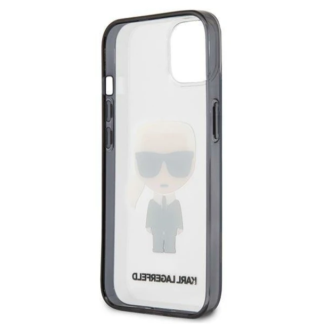 Чохол Karl Lagerfeld Iconic Karl для iPhone 13 mini Transparent (KLHCP13SHIKCK)