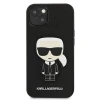 Чохол Karl Lagerfeld Saffiano Iconic Karl's Patch для iPhone 13 mini Black (KLHCP13SOKPK)