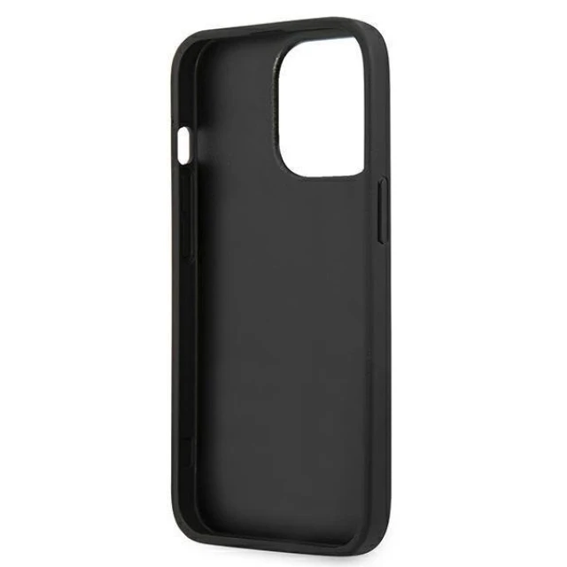 Чохол Karl Lagerfeld Leather Iconic Karl's Head Metal для iPhone 13 Pro Max Blue (KLHCP13XPKMB)